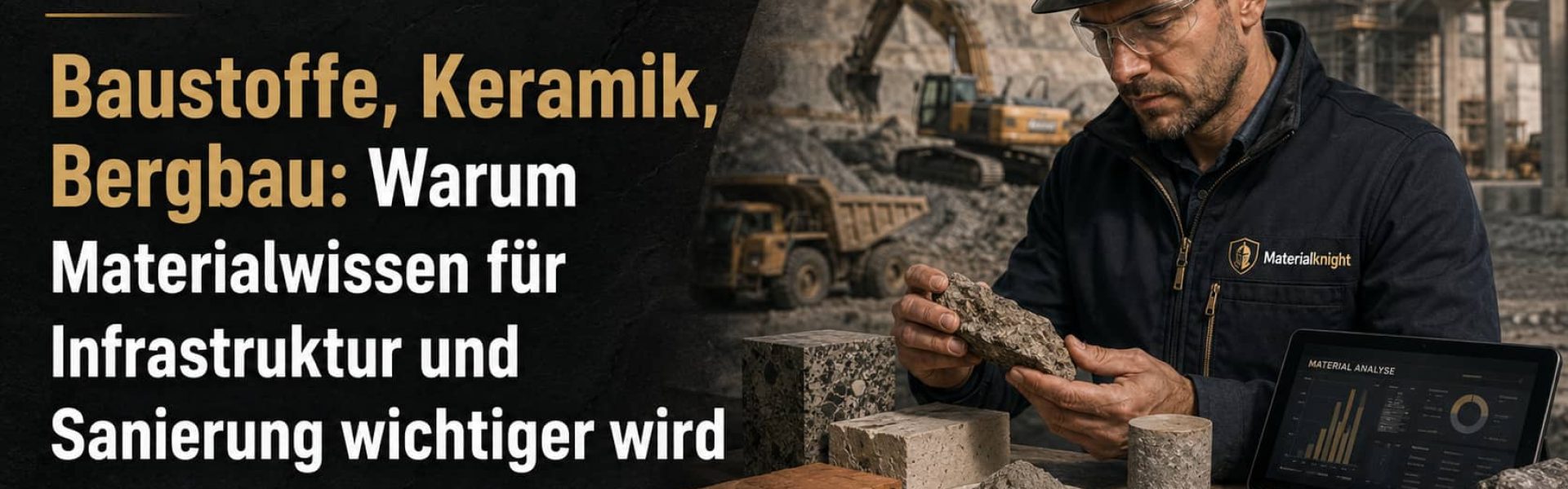 Baustoff-, Keramik- und Bergbaujobs 2026: Warum Rohstoffwissen, Kreisläufe und sichere Produktion neue Bedeutung gewinnen